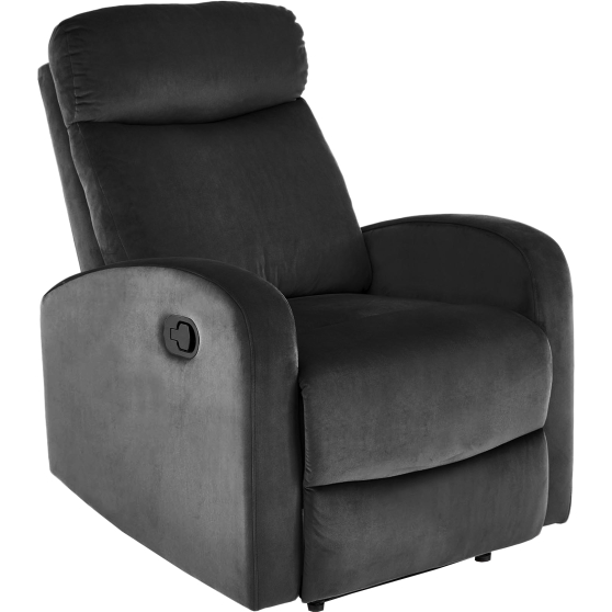 Rozkładany fotel wypoczynkowy WONDER Czarny Podstawowe