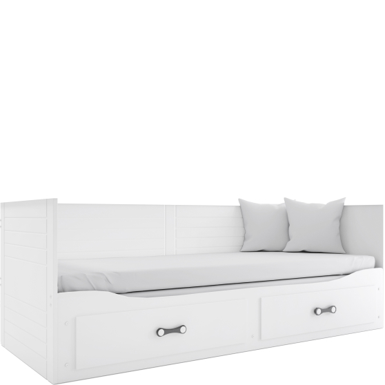 Łóżko 2-osobowe rozkładane z materacami HERMES Podstawowe (1)