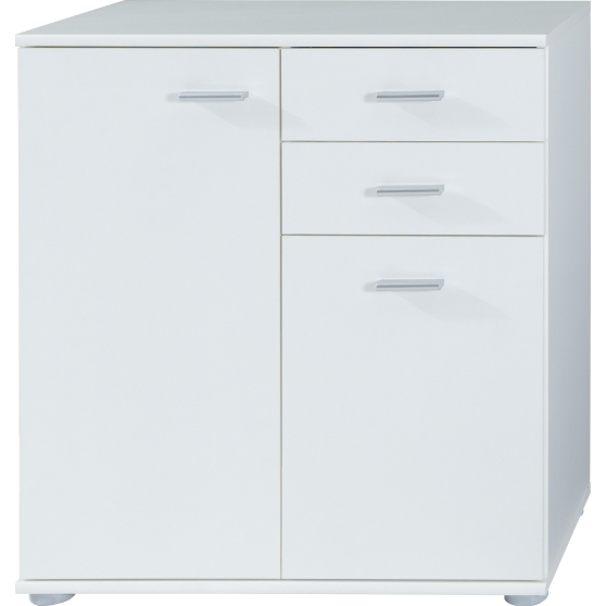 Komoda 2 Biały MIKE Podstawowe