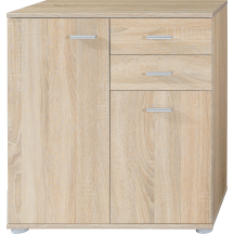 Komoda 2 Dąb Sonoma MIKE Podstawowe