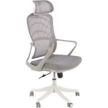 Fotel obrotowy gabinetowy VESUVIO 2 Popiel / Biały Podstawowe