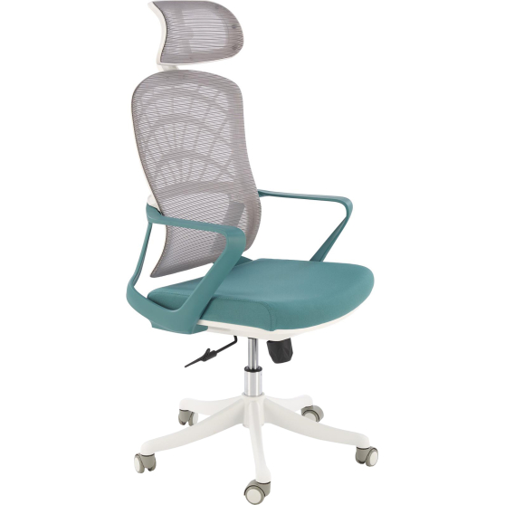 Fotel obrotowy gabinetowy VESUVIO 2 Turkusowy / Biały Podstawowe