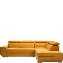 Narożnik z funkcją spania i pojemnikiem LARS I Prawy Podstawowe