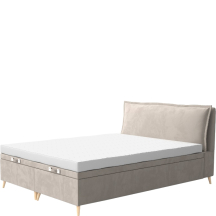 Łóżko kontynentalne 160 x 200 z pojemnikiem LIYOW Podstawowe