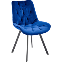 Krzesło metalowe K-519 Czarny / Granatowy Podstawowe