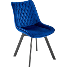 Krzesło metalowe K-520 Czarny / Granatowy Podstawowe
