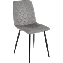 Krzesło metalowe K-525 Czarny / Popiel Podstawowe