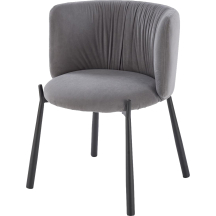 Krzesło metalowe K-531 Czarny / Popiel Podstawowe