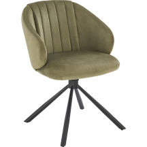 Krzesło metalowe K-533 Czarny / Oliwkowy Podstawowe