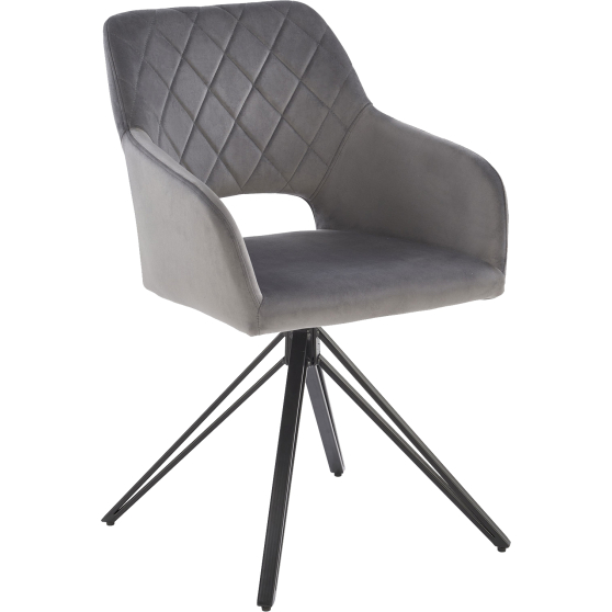 Krzesło metalowe K-535 Czarny / Popiel Podstawowe