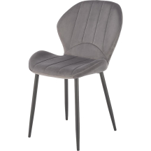 Krzesło metalowe K-538 Czarny / Popiel Podstawowe