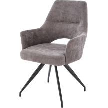 Krzesło metalowe K-542 Czarny / Popiel Podstawowe