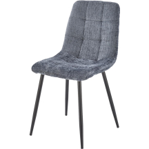 Krzesło metalowe K-547 Czarny / Popiel Podstawowe