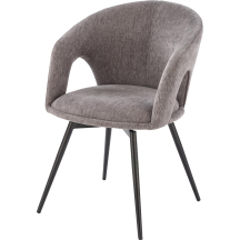 Krzesło metalowe K-550 Czarny / Popiel Podstawowe