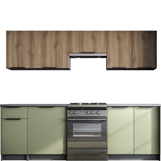 Zestaw mebli kuchennych 240 cm KSENIA Podstawowe