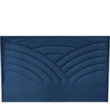 MODULO W3 łóżko 160 - wezgłowie granatowy tap. Monolith 77 MODULO Podstawowe