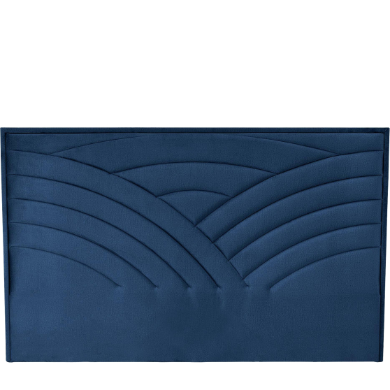 MODULO W3 łóżko 160 - wezgłowie granatowy tap. Monolith 77 MODULO Podstawowe