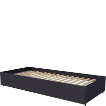 Łóżko dolne 90 x 200 ze stelażem antracyt VERSO Podstawowe