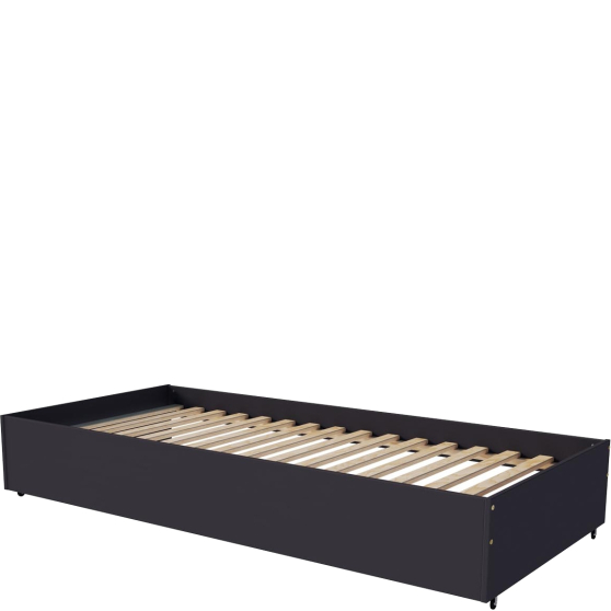 Łóżko dolne 90 x 200 ze stelażem antracyt VERSO Podstawowe