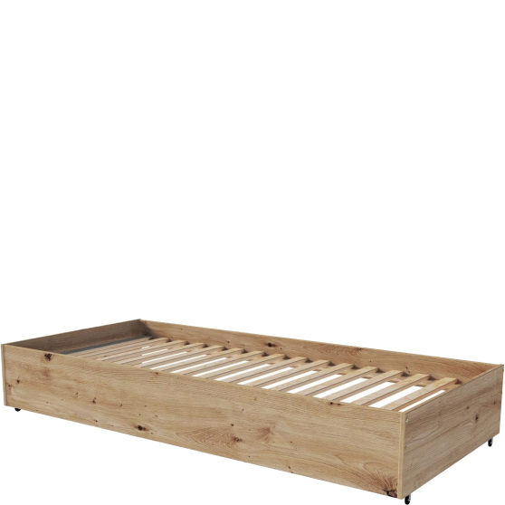 Łóżko dolne 90 x 200 ze stelażem dąb artisan VERSO Podstawowe