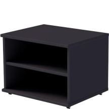 Regał do łóżka antracyt VERSO Podstawowe