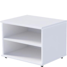 Regał do łóżka biały VERSO Podstawowe