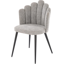 Krzesło metalowe K-552 Czarny / Popiel Podstawowe