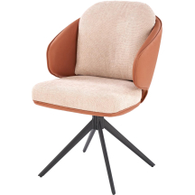 Krzesło metalowe K-554 Beż / Brąz Podstawowe