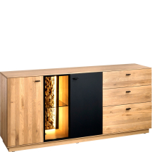 Komoda duża z oświetleniem COR.010.03.L Lakier CORENA LAKIER Podstawowe