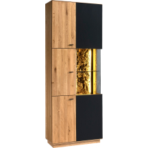 Witryna z oświetleniem COR.030.03.L Lakier CORENA LAKIER Podstawowe