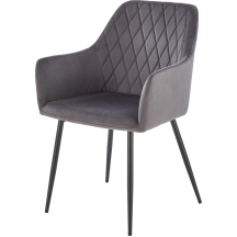 Krzesło metalowe K-558 Czarny / Popiel Podstawowe