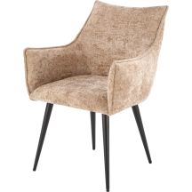 Krzesło metalowe K-559 Czarny / Beż Podstawowe