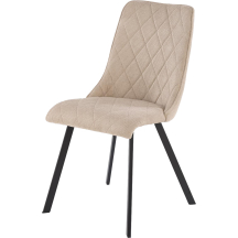 Krzesło metalowe K-561 Czarny / Beż Podstawowe