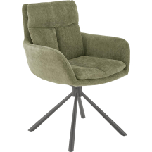 Krzesło metalowe K-495 Czarny / Oliwkowy Podstawowe