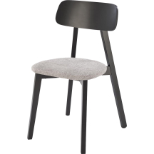 Krzesło drewniane HYLO Czarny / Popiel Podstawowe