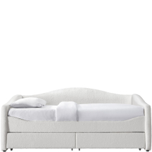 CAYDENCE 90 kremowy Halmar Łóżko tapicerowane Podstawowe