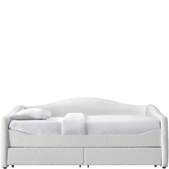 CAYDENCE 90 kremowy Halmar Łóżko tapicerowane Podstawowe