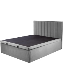 ASENTO 160 popielaty Halmar Łóżko tapicerowane Podstawowe