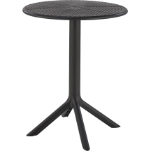 Stół okrągły 60x60x72 CALVO Czarny Podstawowe