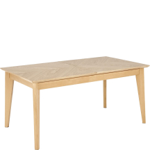 Stół rozkładany 160-240x90x75 EDMONDO Dąb Naturalny Podstawowe