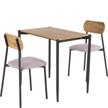 Zestaw stół i 2 krzesła NANDO Podstawowe