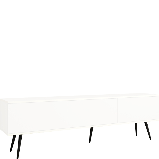 Nóżki do szafki RTV-175 Czarne 5 szt. ORO Podstawowe