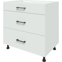Szafka dolna stojąca 3 szuflady KU-D80S3.. ANDROMEDA Podstawowe