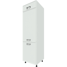 Szafka dolna słupek wysoki pod zabudowę lodówki KU-S60L.. ATENA Podstawowe