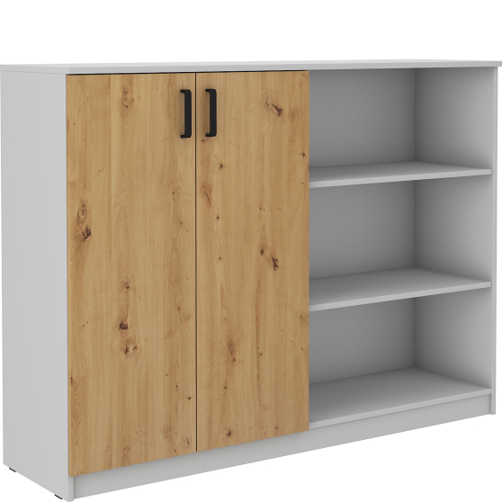 Komoda 850 Dąb Artisan/Jasny Szary MALTA DĄB ARTISAN / JASNY SZARY Podstawowe