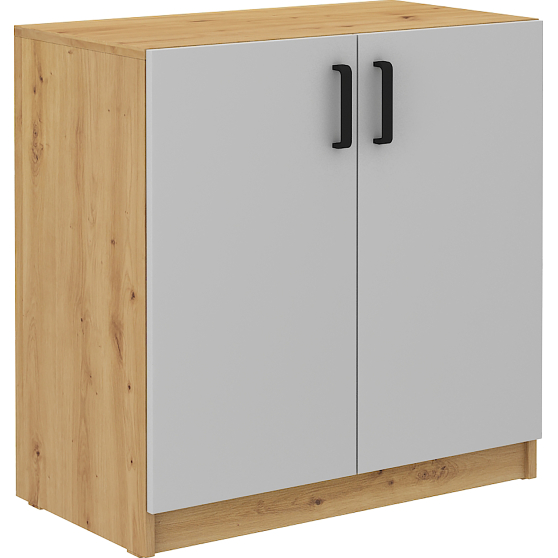 Komoda 102 Jasny Szary/Dąb Artisan MALTA JASNY SZARY / DĄB ARTISAN Podstawowe
