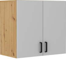 Szafka wisząca 104 Jasny Szary/Dąb Artisan MALTA JASNY SZARY / DĄB ARTISAN Podstawowe