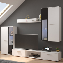 Zestaw mebli do salonu WH01 Biały SALSA Podstawowe
