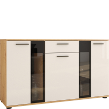 Komoda WHAR20 Biały / Dąb Artisan SALSA Podstawowe