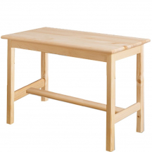 Stolik drewniany dla dziecka prostokątny AD242 Podstawowe